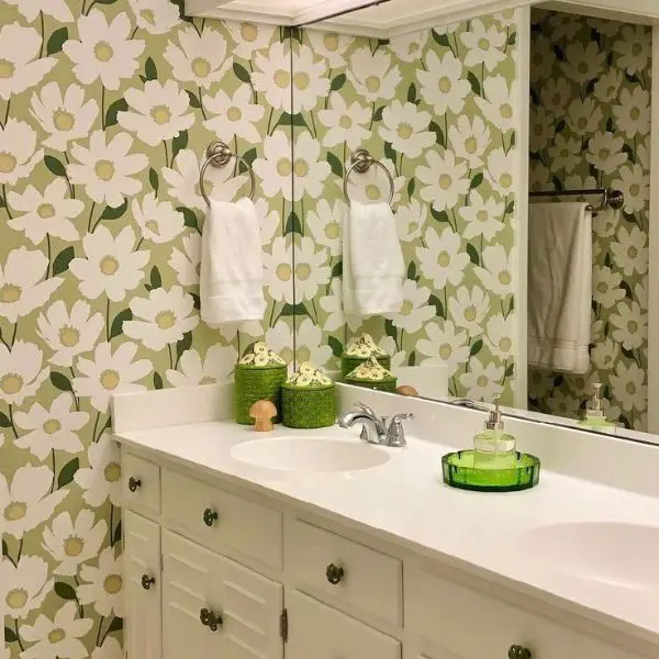 Use Patterned Wallpaper