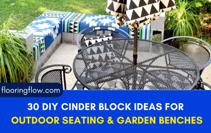 30 DIY Cinder Block Ideas for Outdoor Seating and Garden Benches