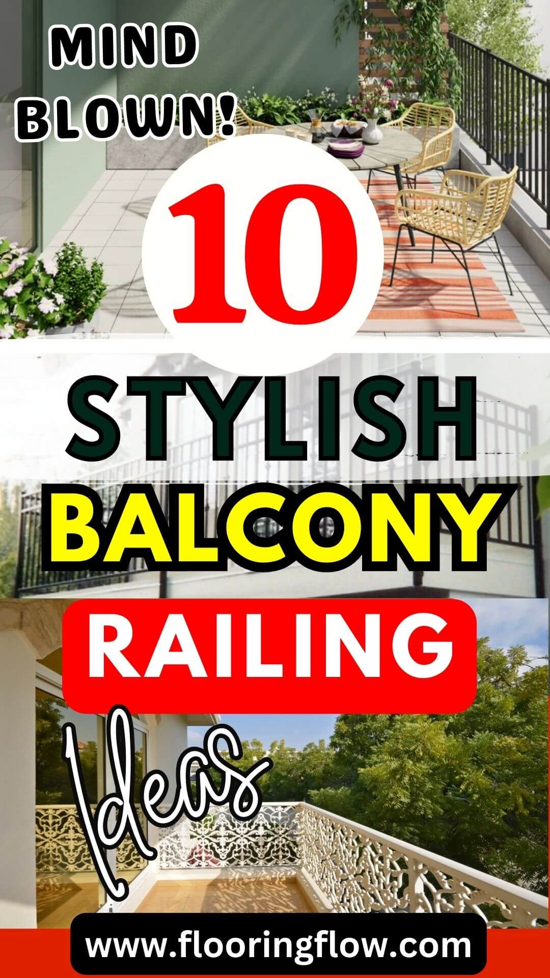 Stylish Balcony Railing Designs