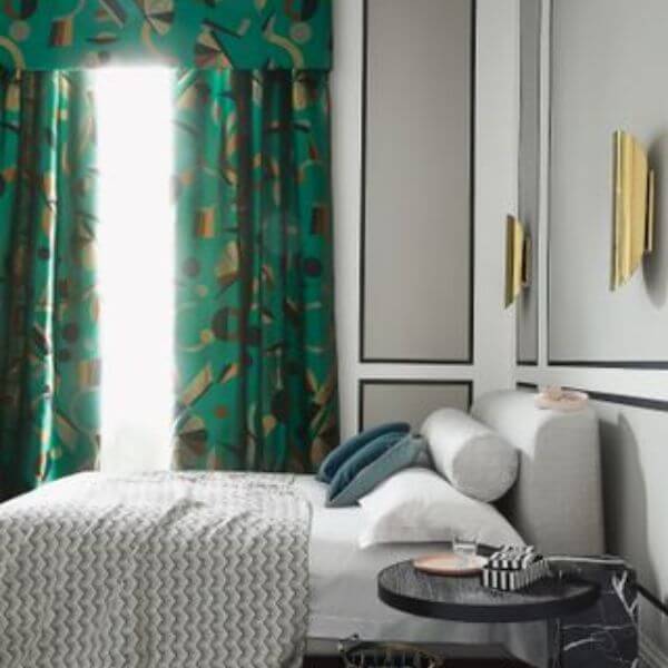 Choose Bold Patterned Curtains to Make a Statement