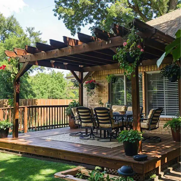 Construct a Beach-Themed Pergola with Driftwood