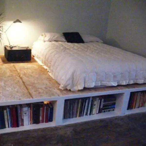 Craft a Simple Bed Frame with Built-In Side Tables
