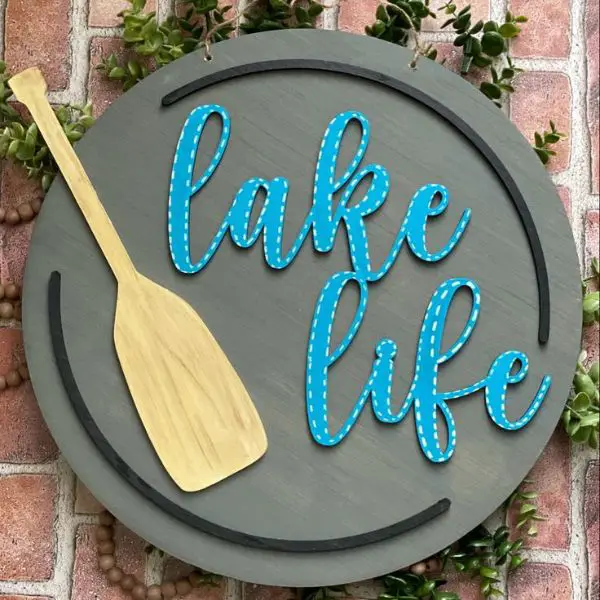 Create a Paddle Door Hanger for Lakeside Homes