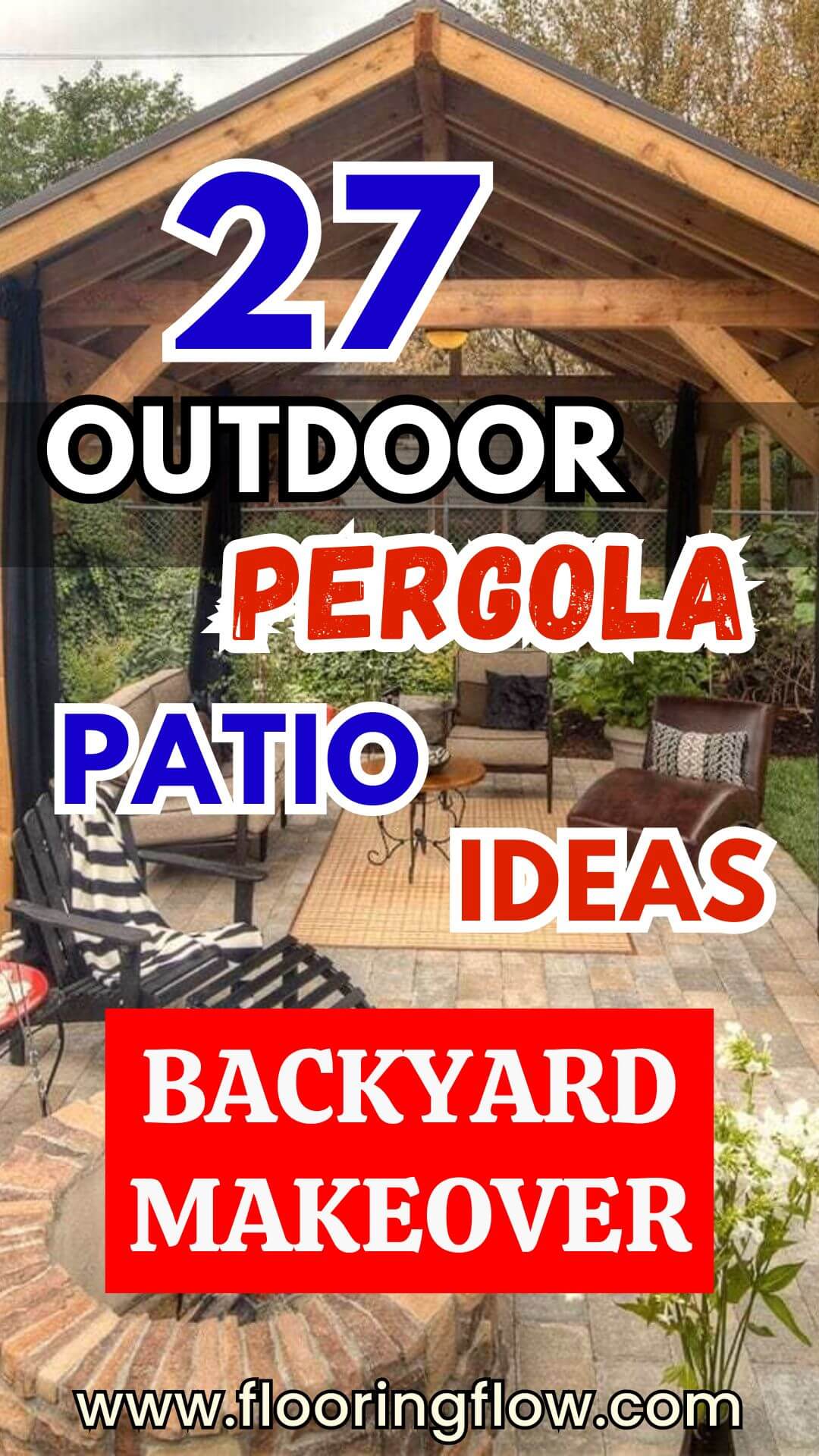 DIY Outdoor Pergola Patio Ideas for Backyard Makeover