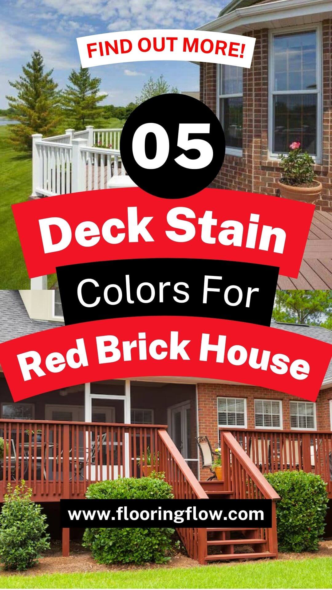 Deck Stain Colors For Red Brick House
