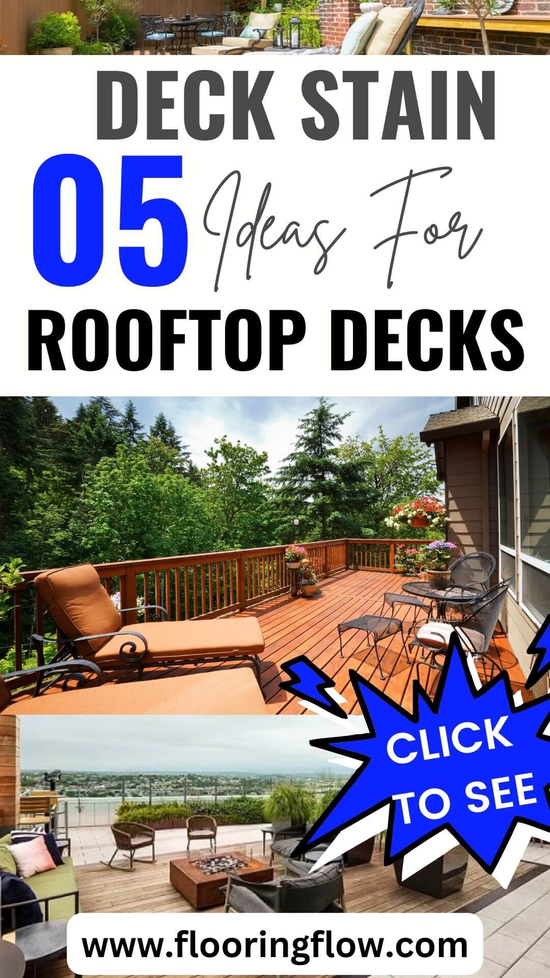 Deck Stain Ideas For Rooftop Decks