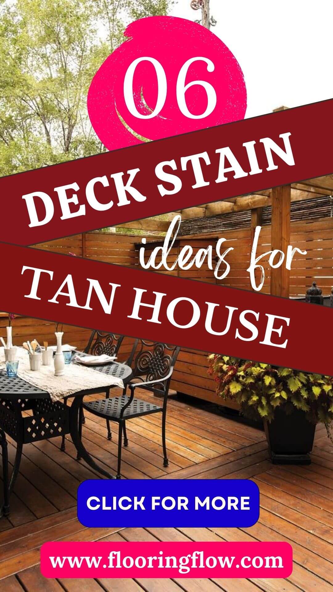Deck Stain Ideas for Tan House
