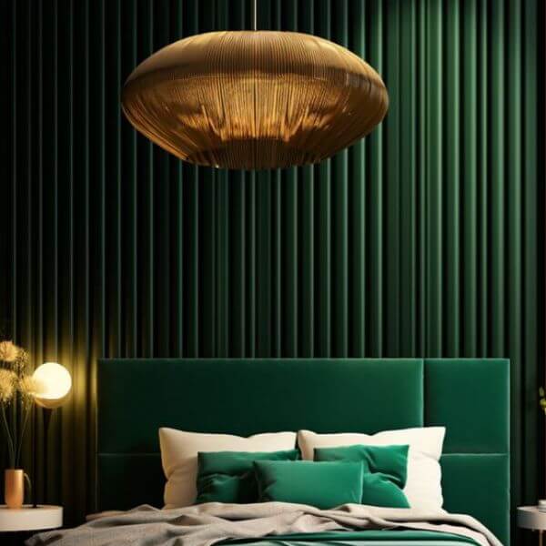 Deep Green and Gold for Opulent Luxury