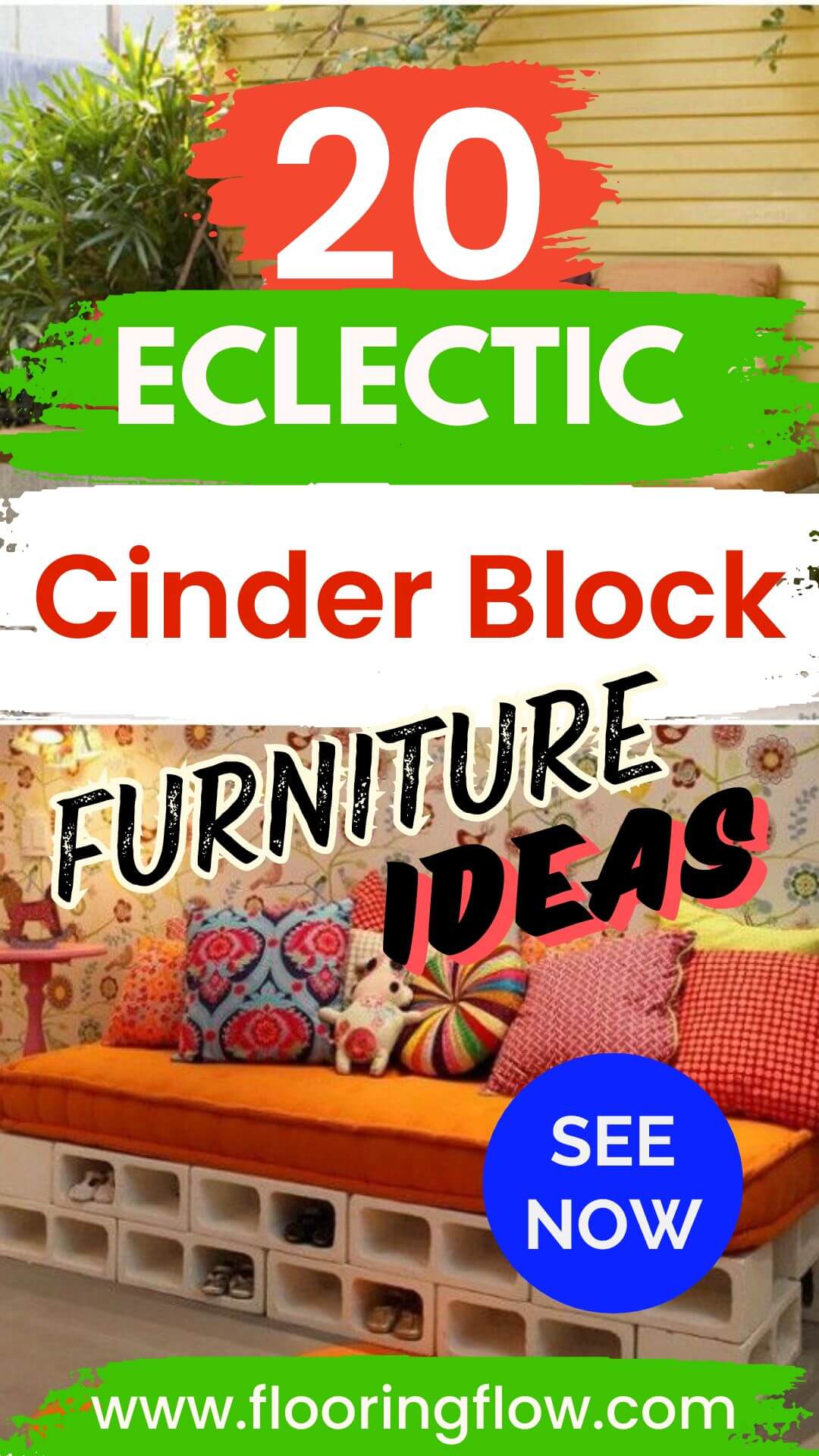 Eclectic Cinder Block Furniture Ideas