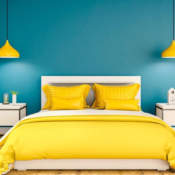 Electric Blue and Neon Yellow for a Bold Statement