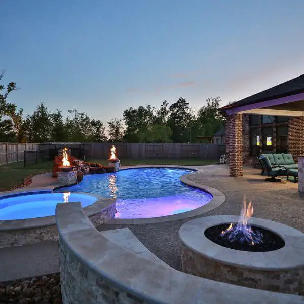 Feature a Fire Pit by the Pool