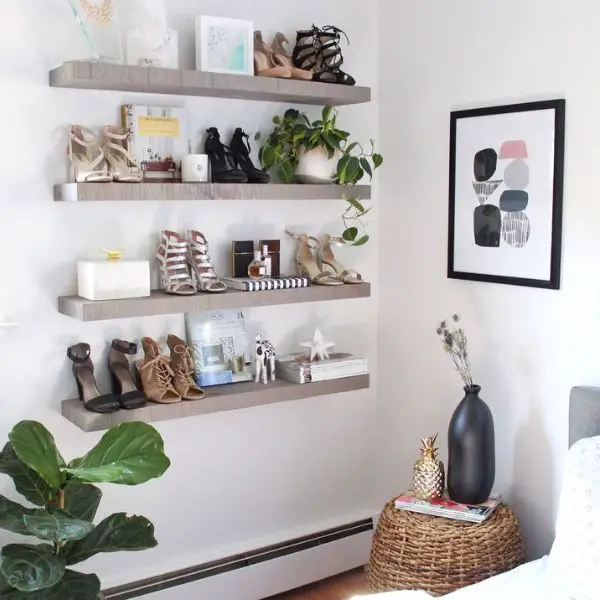 Feature a Floating Shelf Display