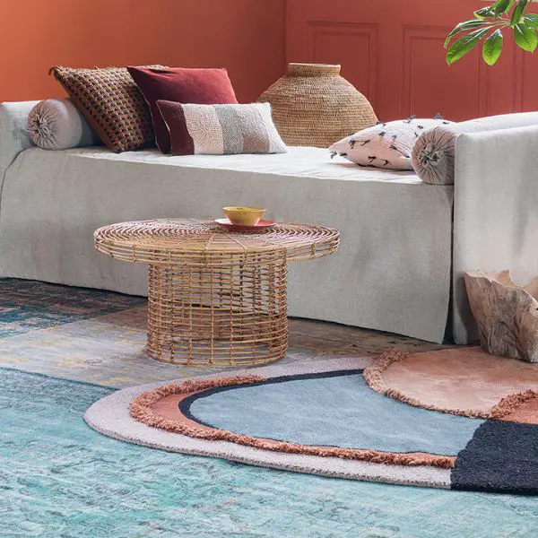 Layer Rugs for a Cozy Effect