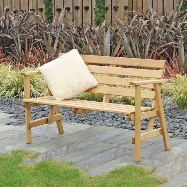 Minimalist Zen Garden Bench