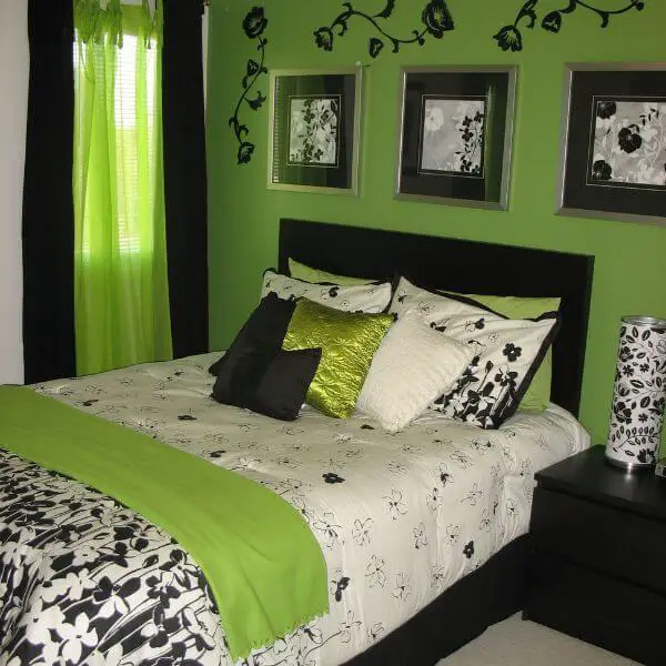 Neon Green and Black for an Edgy, Youthful Look
