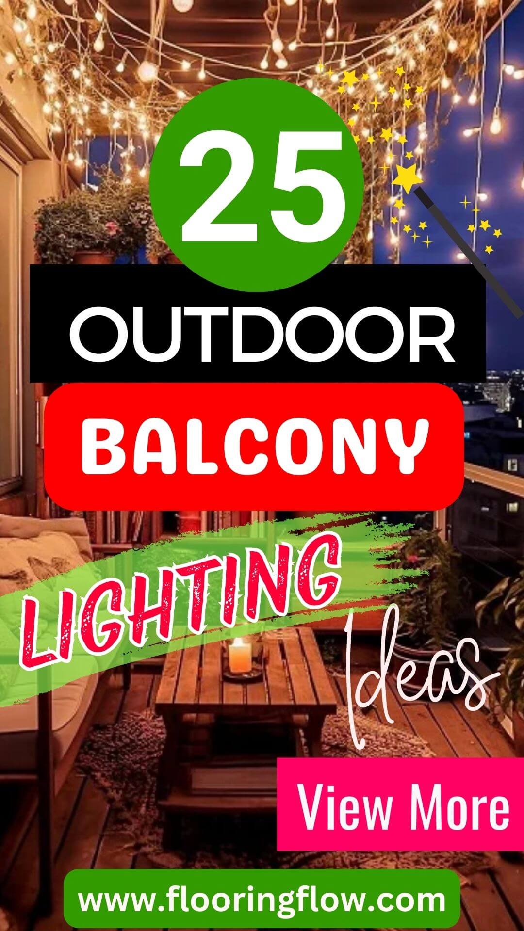 Outdoor Balcony Lighting Ideas