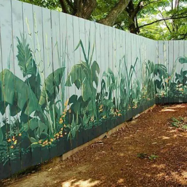 Paint a Mural on a Fence
