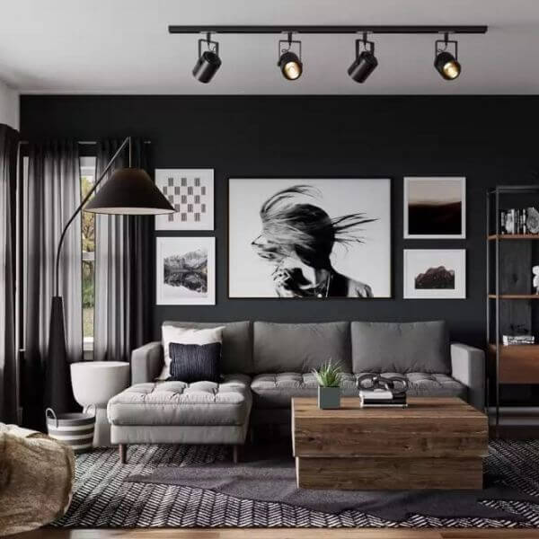 Paint an Accent Wall Black