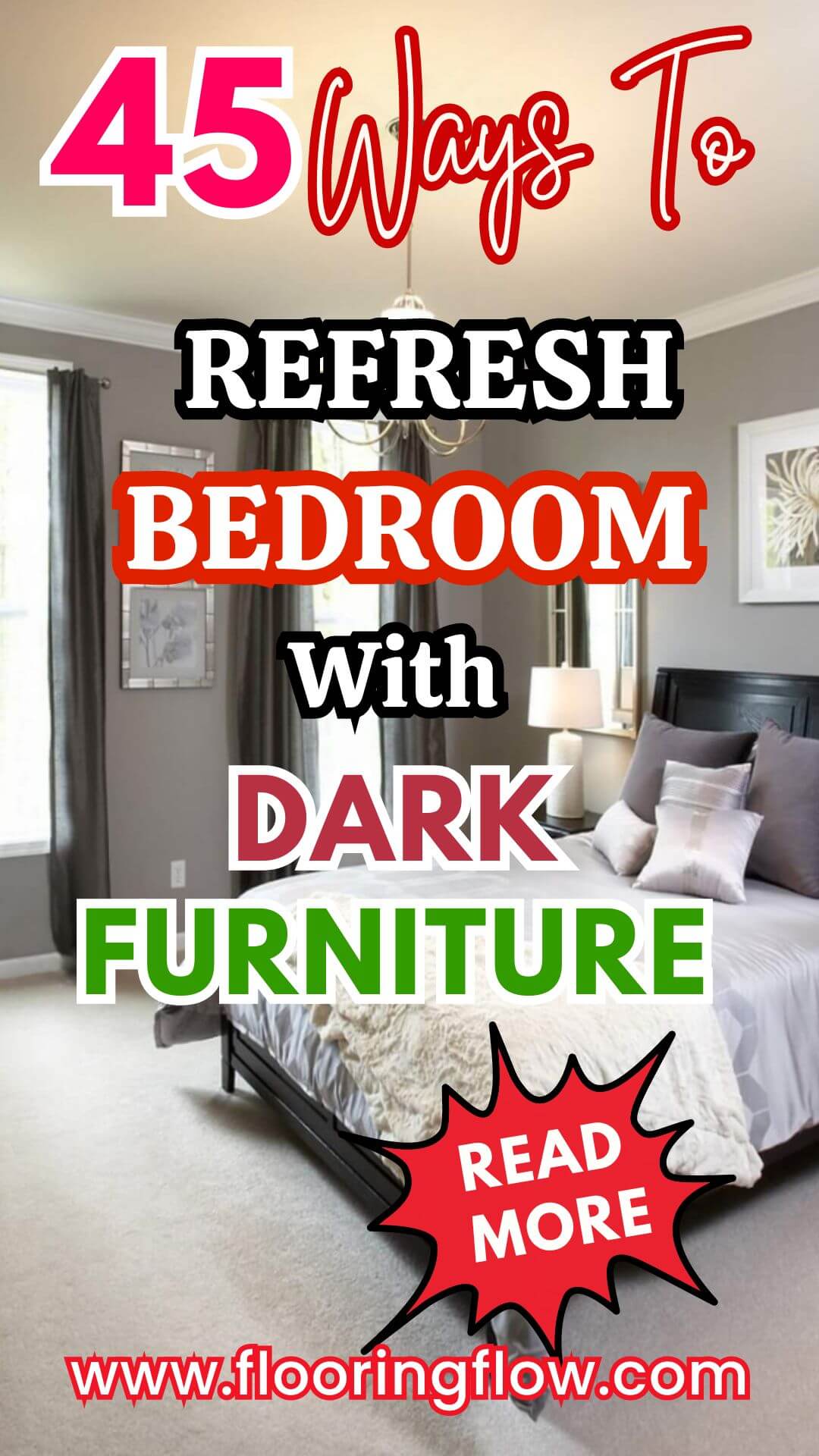 Ways to Refresh Your Home Bedroom with Dark Furniture