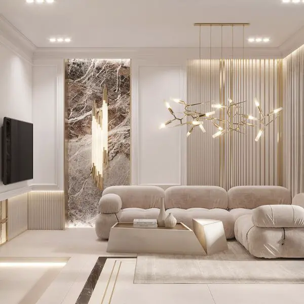Royal Gold for Luxurious Accents in Your Living Room