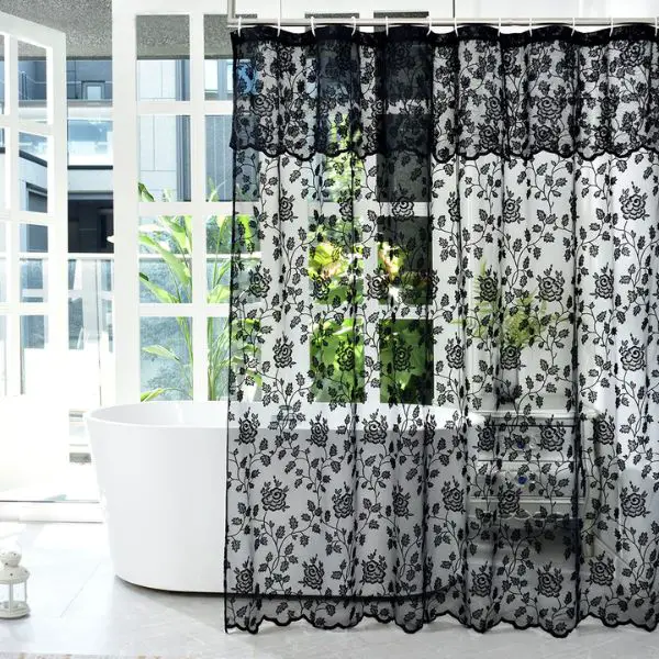 Select Floral or Lace Shower Curtains