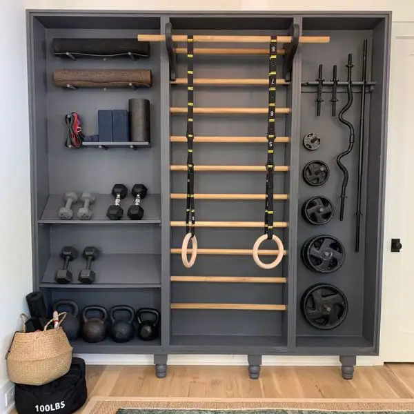 Set Up a Home Gym Storage System for Equipment