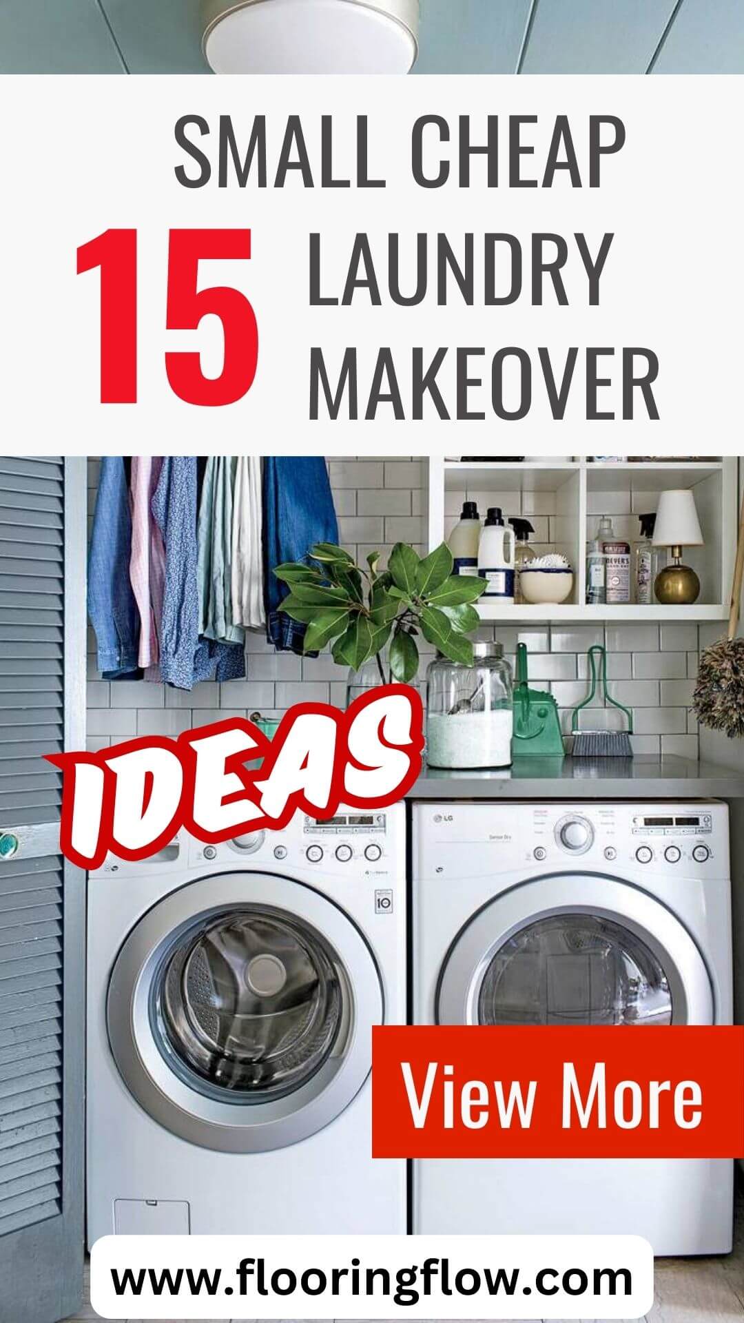 Small Laundry Room Makeover Ideas On A Budget