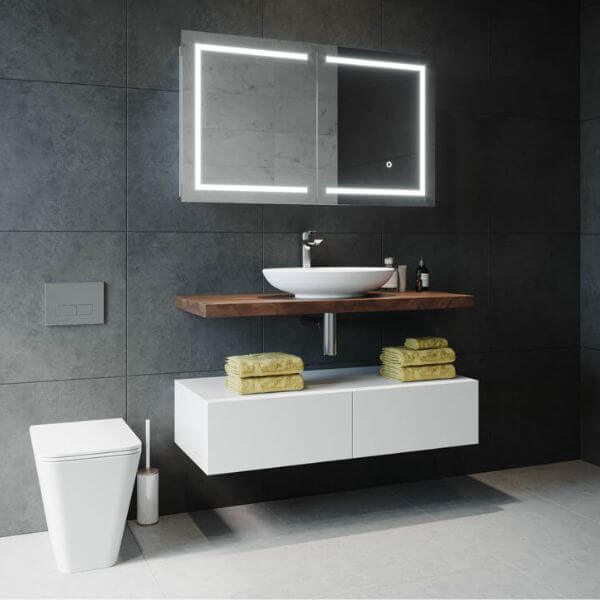 Smart Mirror for a High-Tech Bathroom