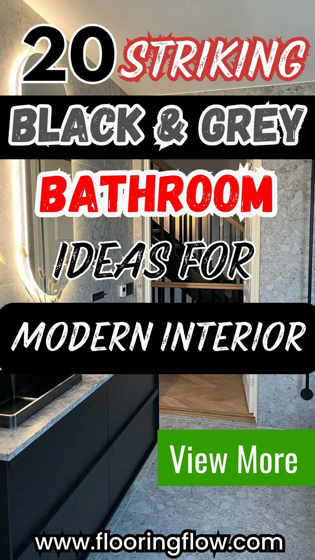 Striking Black and Grey Bathroom Ideas For Modern Interior