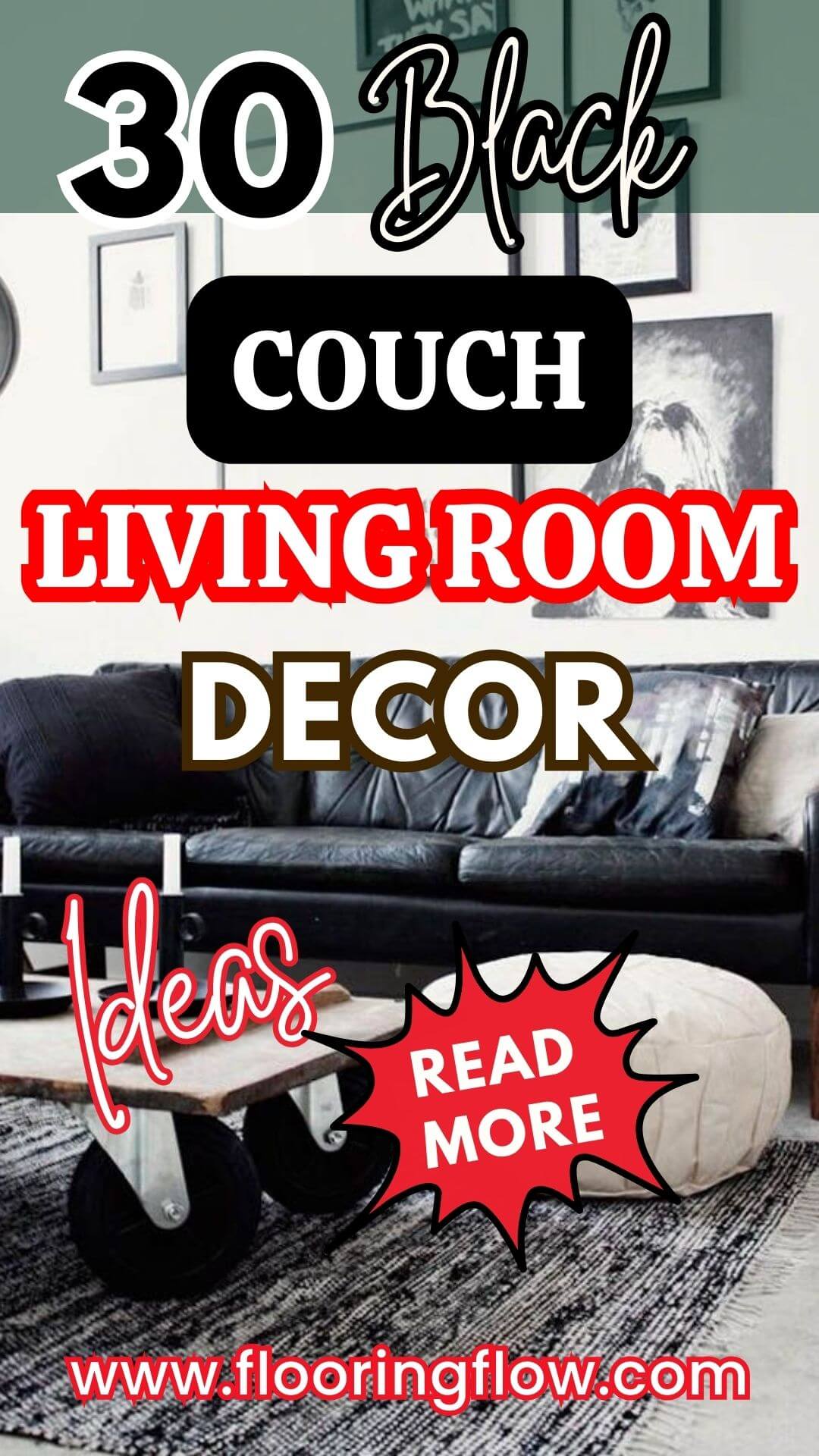 Black Couch Living Room Decor Ideas