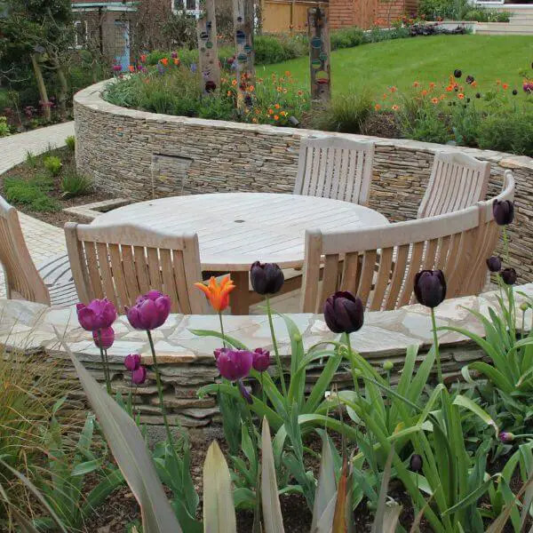 Terraced Garden Beds for Layered Beauty