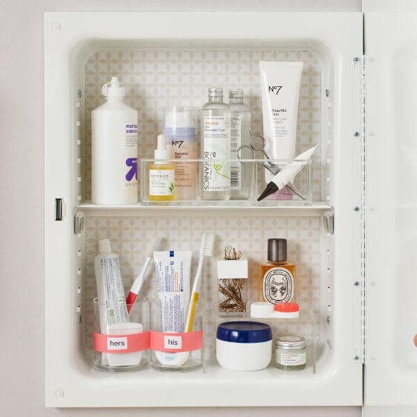 Use a Medicine Cabinet for Private Items