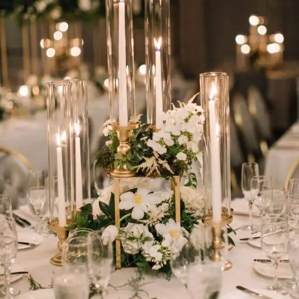 Whimsical Centerpieces with Floating Candles