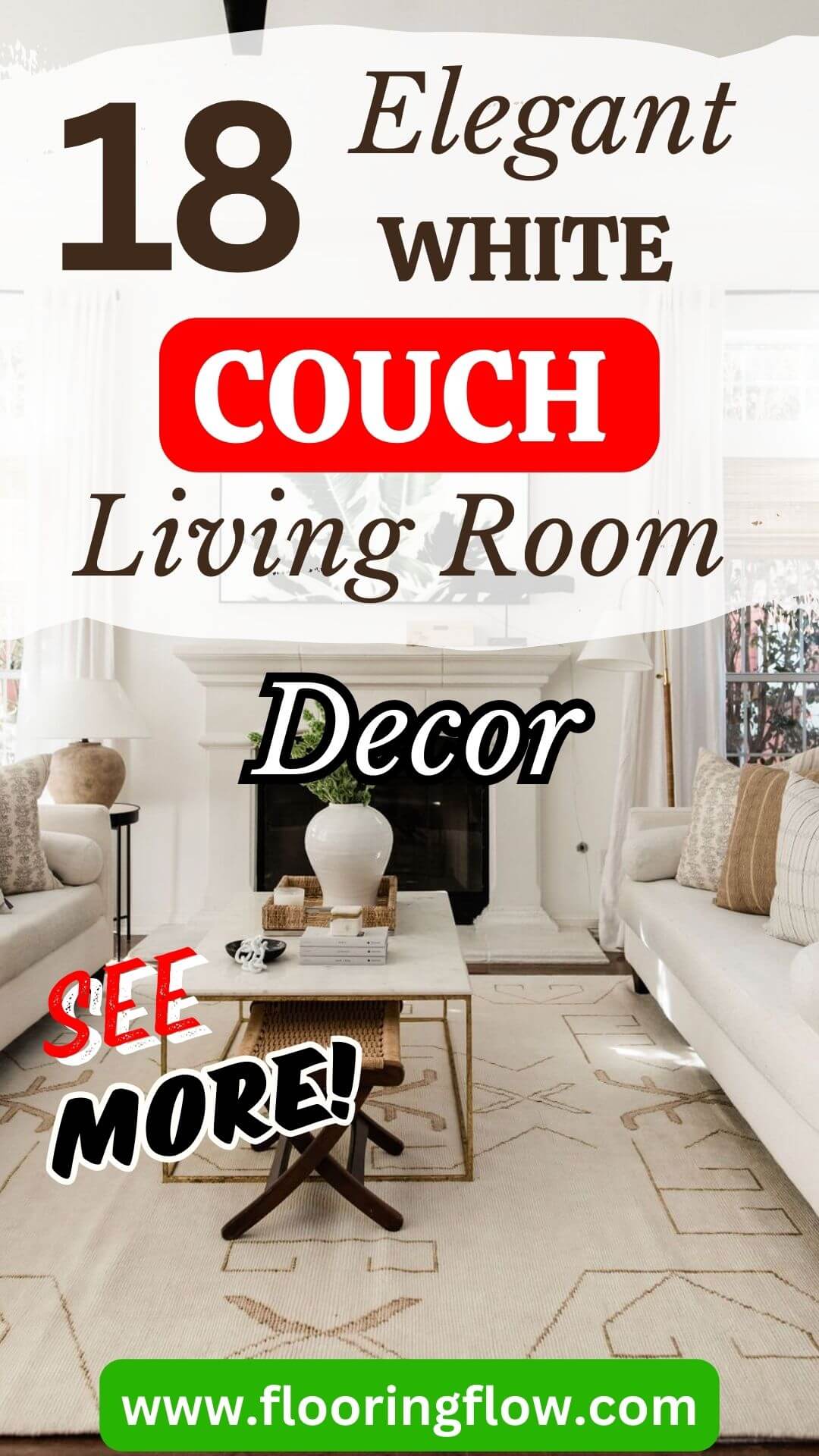 White Couch Living Room Decor Ideas