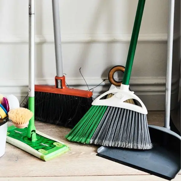 Broom and Dustpan for Quick Cleanups