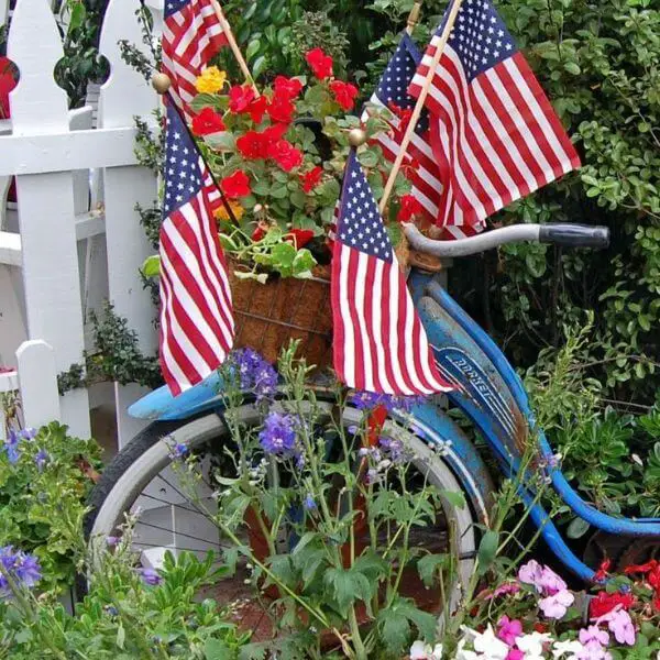 Decorate Your Garden with Mini American Flags for Subtle Flair