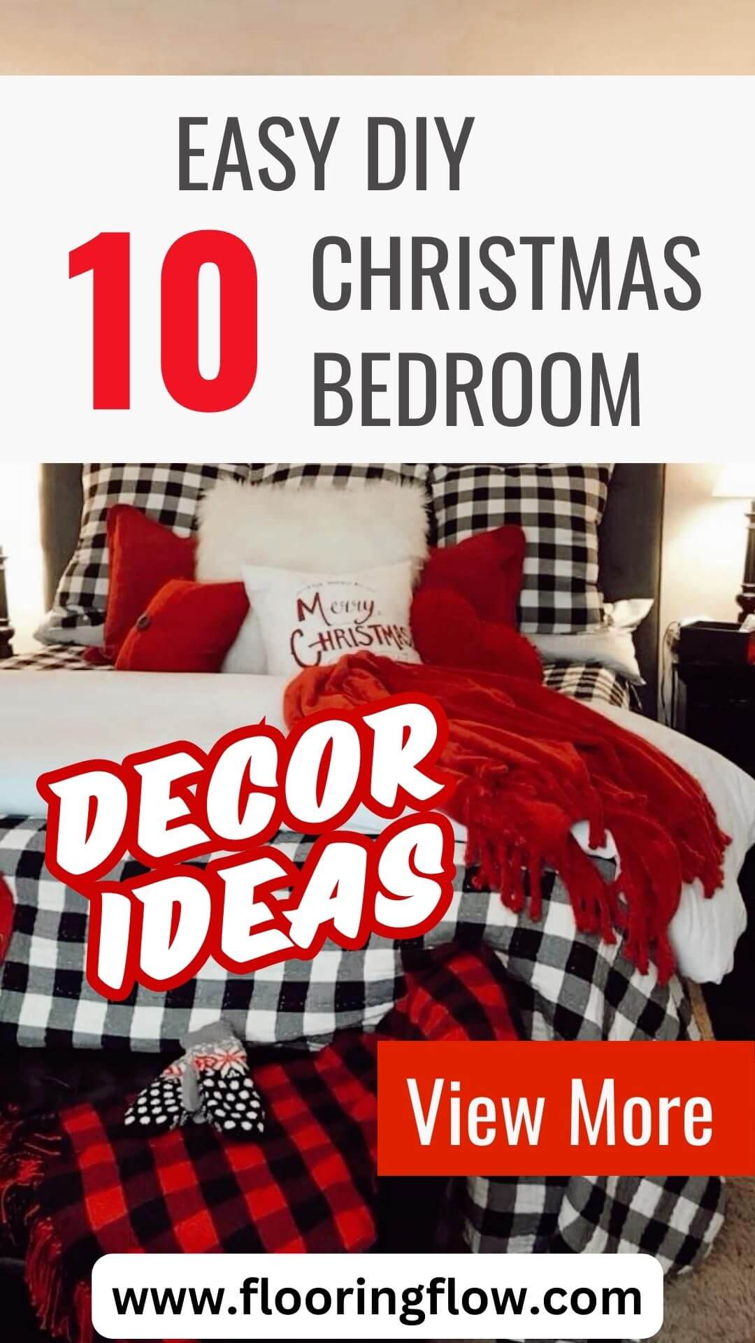 Easy DIY Christmas Bedroom Decor Ideas