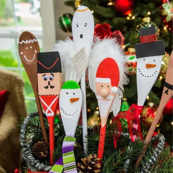 Festive Wooden Spoons