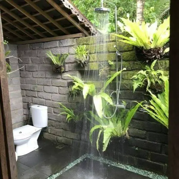 Green Roof Top Over Toilets