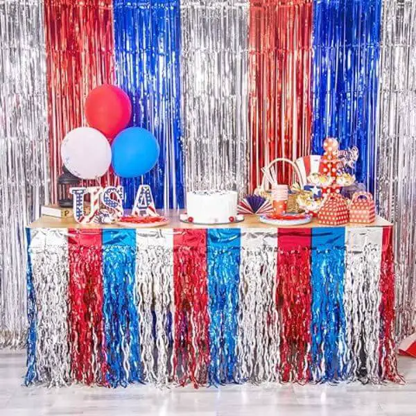  Hang Red, White, and Blue Streamers for Dynamic Decor