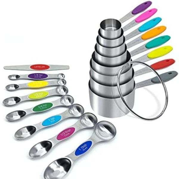 Measuring Spoons and Cups for Cooking