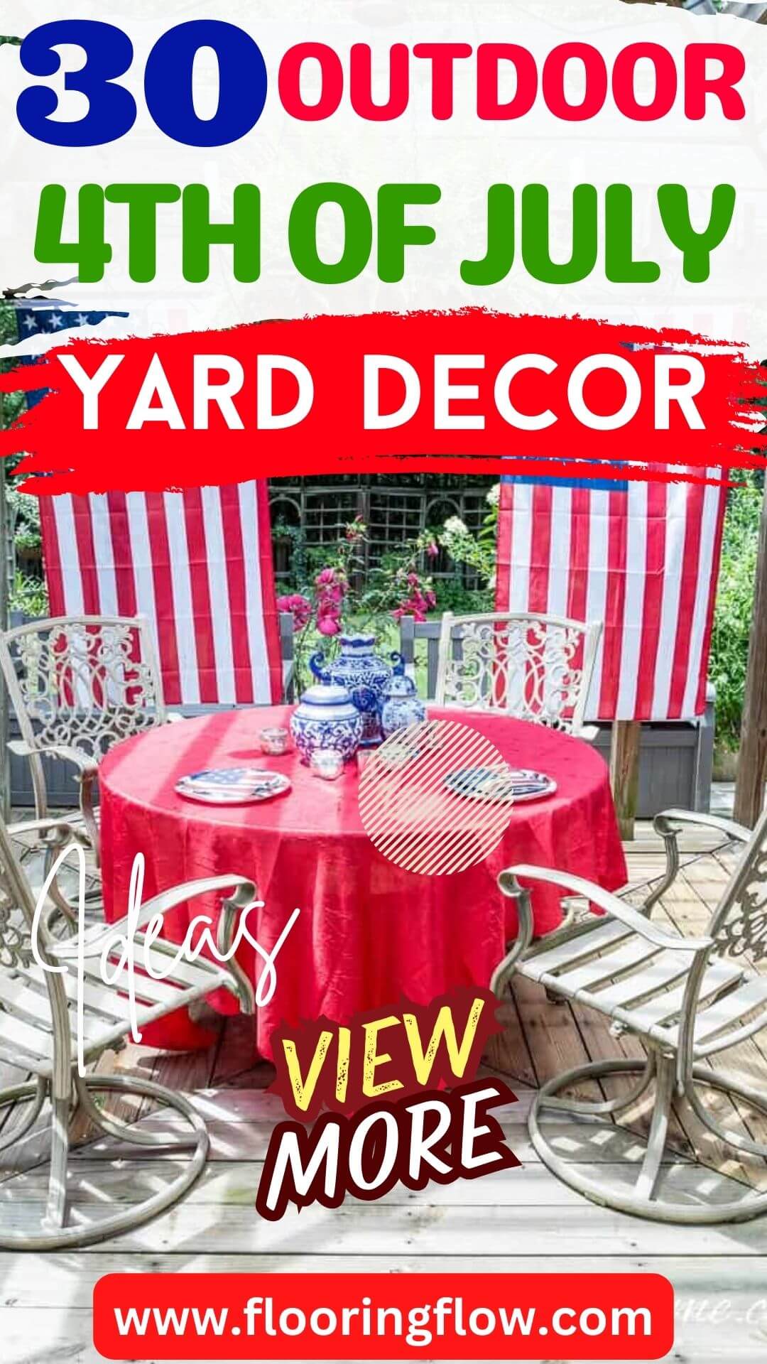 Outdoor 4th of July Decorations to Transform Your Yard into a Patriotic Paradise