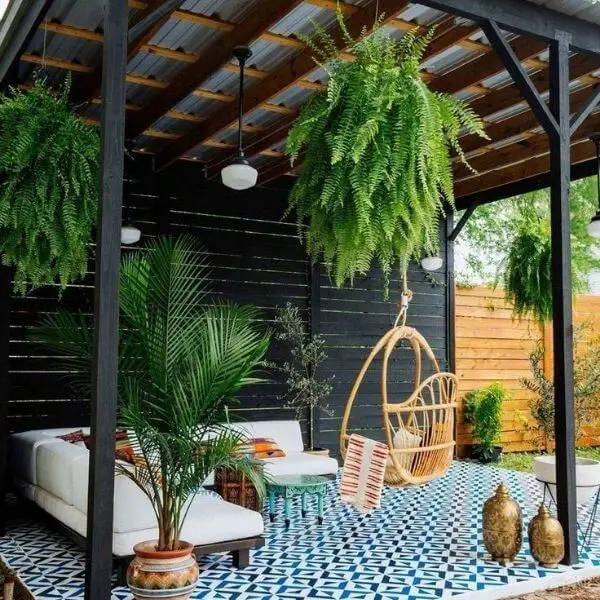 Overhead Pergolas with Climbing Plants