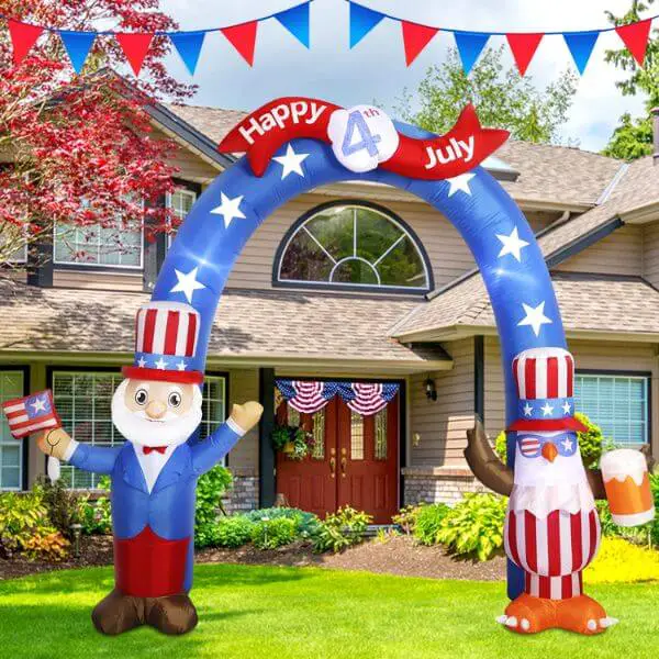 Set Up a Patriotic Inflatable for a Grand Display
