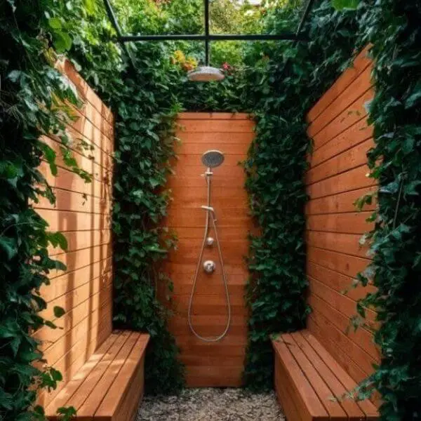 Treetop Toilet and Shower for a Unique Experience