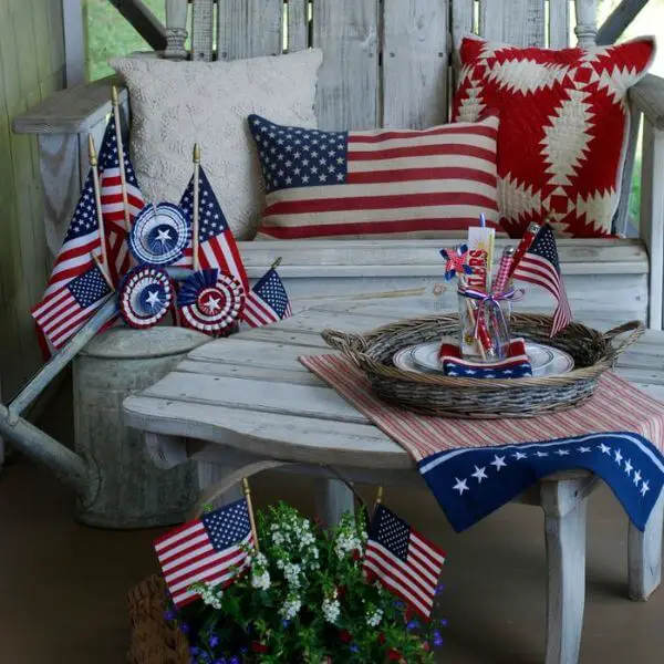 Use American Flag Napkins for a Festive Touch