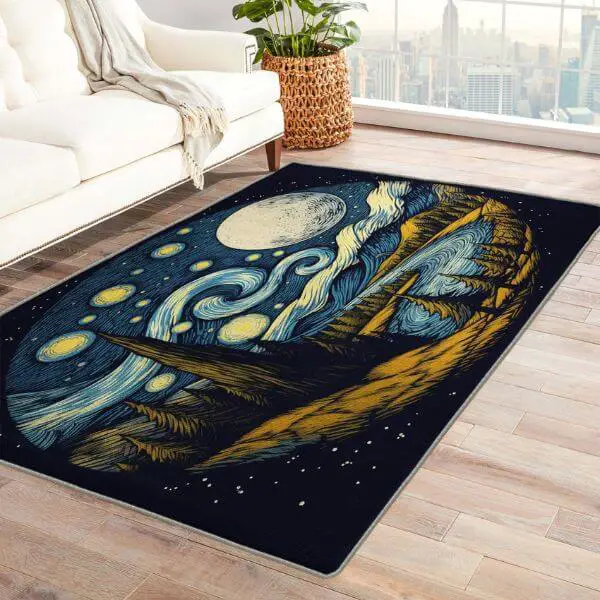 Use Starry Night Rugs for a Dreamy Aesthetic