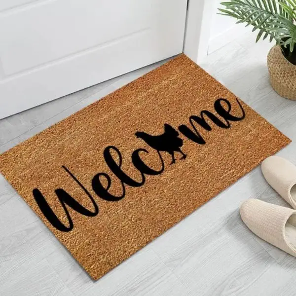 Welcome Mat for a Warm Greeting