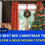 20 Best Red Christmas Tree Ideas for a Bold Holiday Statement