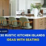 30 Rustic Kitchen Islands Ideas with Seating